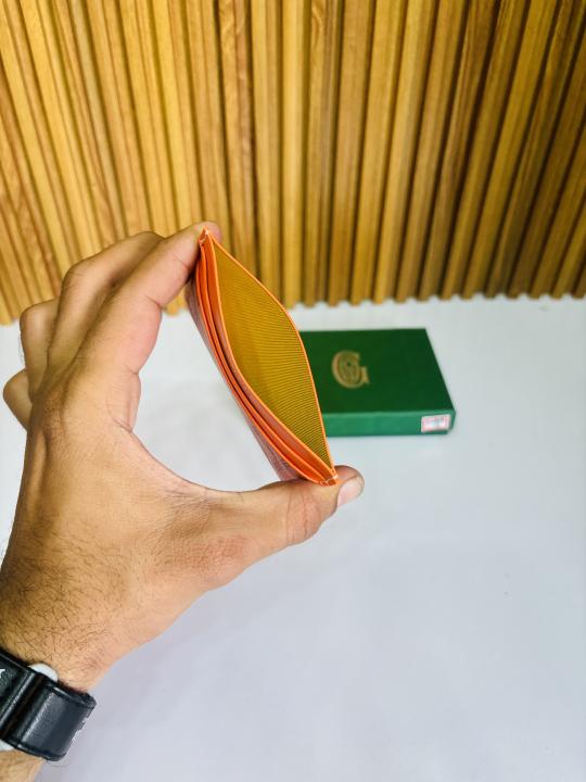 12 GOYARD ORANGE  CARD HOLDER WALLET