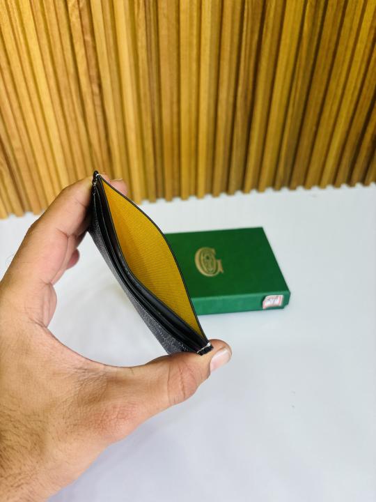 13 GOYARD GREY BLACK CARD HOLDER WALLET