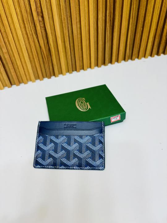 17 GOYARD BLUE  CARD HOLDER WALLET