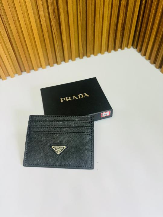 01 PRAD_A FULL BLACK  CARD HOLDER WALLET
