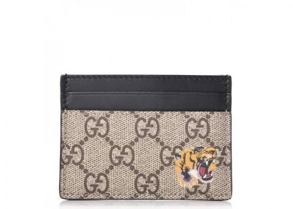 361 GUCC_I TIGER PRINT CARD HOLDER WALLET