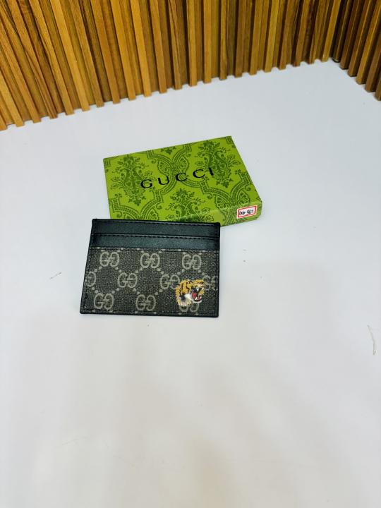 TIGER PRINT CARD HOLDER WALLET