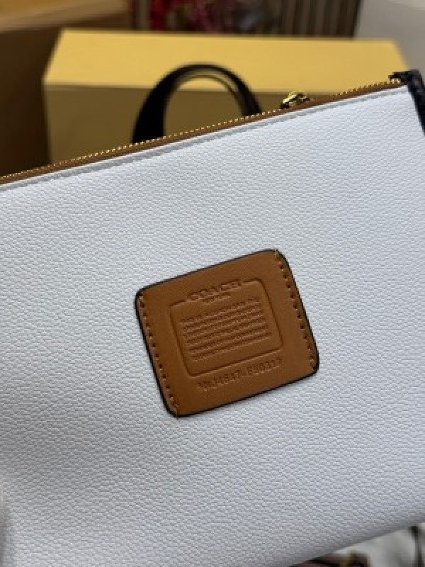 Coach_Field_Tote_Bag_Two_Tone_In_Colorblock_Signature_With_Double_Og_Box_And_DustBag_Including_CarryBag_(Brown)